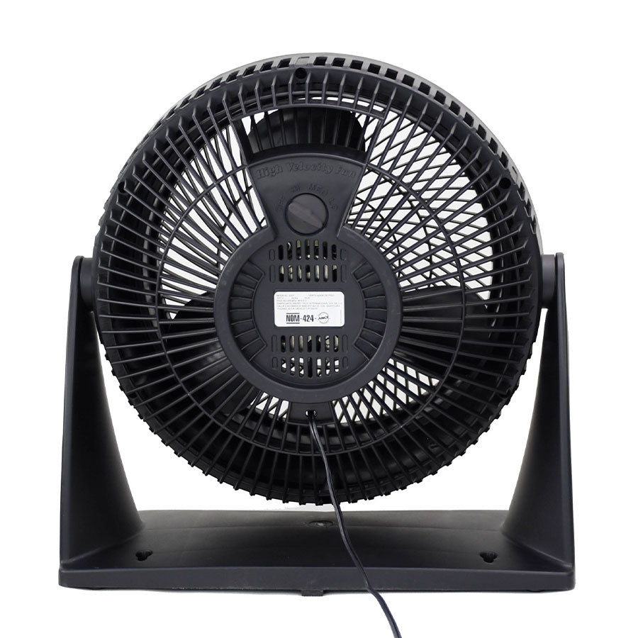 Ventilador De Piso y Pared Mytek 3337 De 12 Pulgadas Plástico Cantidad De Aspas 3 Color De La Estructura Negro.