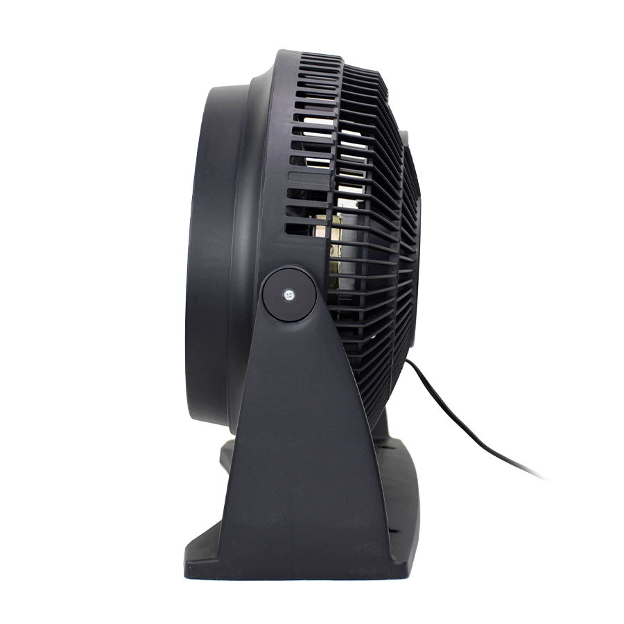 Ventilador De Piso y Pared Mytek 3337 De 12 Pulgadas Plástico Cantidad De Aspas 3 Color De La Estructura Negro.