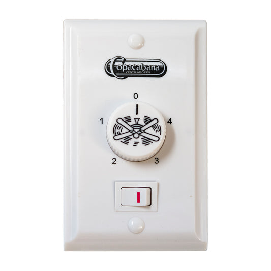 Control de Pared con Switch de Luz