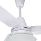 Paquete De 3 Ventiladores De Techo Copacabana lll, Blanco, aspas de Aluminio