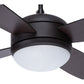 Ventilador De Techo Copacabana Esferita 44  Chocolate 4aspas