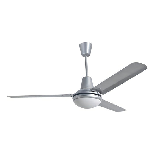 Ventilador De Techo Copacabana Copacabana I Con 3 Palas De Aluminio Color Níquel Cepillado Estructura Color Níquel Cepillado, 1.422m De Diámetro