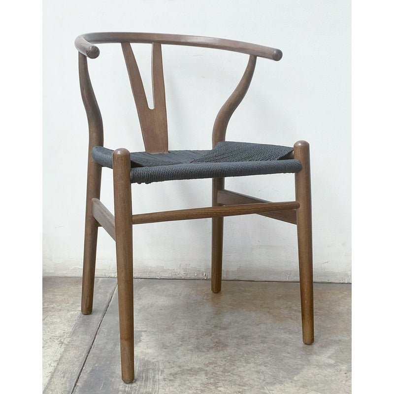 Silla Wishbone De Madera De Olmo Solida!