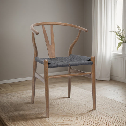 Silla Wishbone De Madera De Olmo Solida!