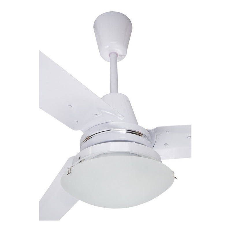 Paquete De 2 Ventiladores Copacabana Ill Blanco Aluminio