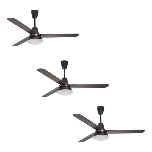Paquete De 3 Ventiladores Copacabana Ill Chocolate Lámina