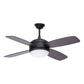 Ventilador De Techo Copacabana Esferita 44  Chocolate 4aspas
