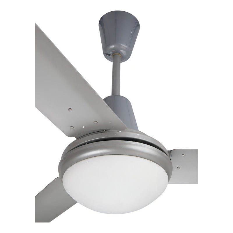 Ventilador De Techo Copacabana Copacabana I Con 3 Palas De Aluminio Color Níquel Cepillado Estructura Color Níquel Cepillado, 1.422m De Diámetro