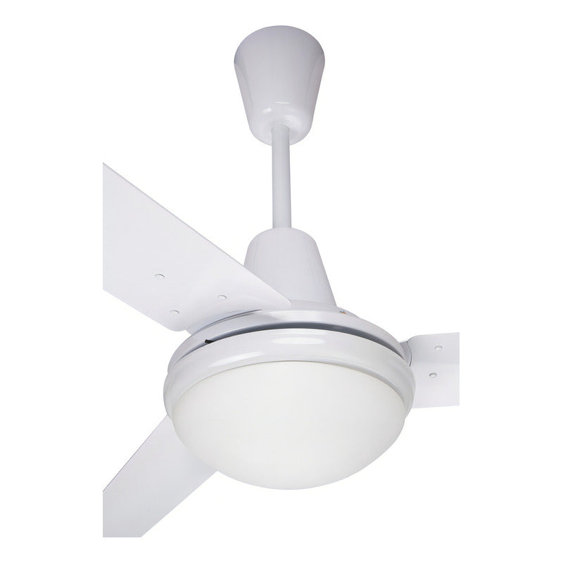 Ventilador De Techo Copacabana Copacabana I Con 3 Palas De Aluminio Color Blanco Estructura Color Blanco, 1.422m De Diámetro