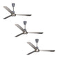 Paquete De 3 Ventiladores Copacabana Il, Níquel, 3 Aspas.