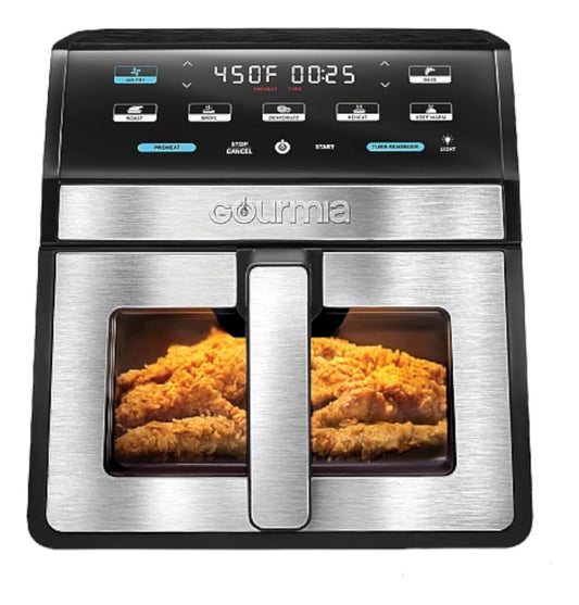 Freidora De Aire Digital Gourmia 7.6 L One-touch Color Negro
