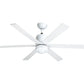 Ventilador de Techo Aruba Blanco 6 Apas 48" con Luz, Control Remoto