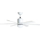 Ventilador de Techo Aruba Blanco 6 Apas 48" con Luz, Control Remoto