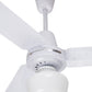 Ventilador Copacabana ll, Con Luz, Blanco, 3 Aspas Acero,56