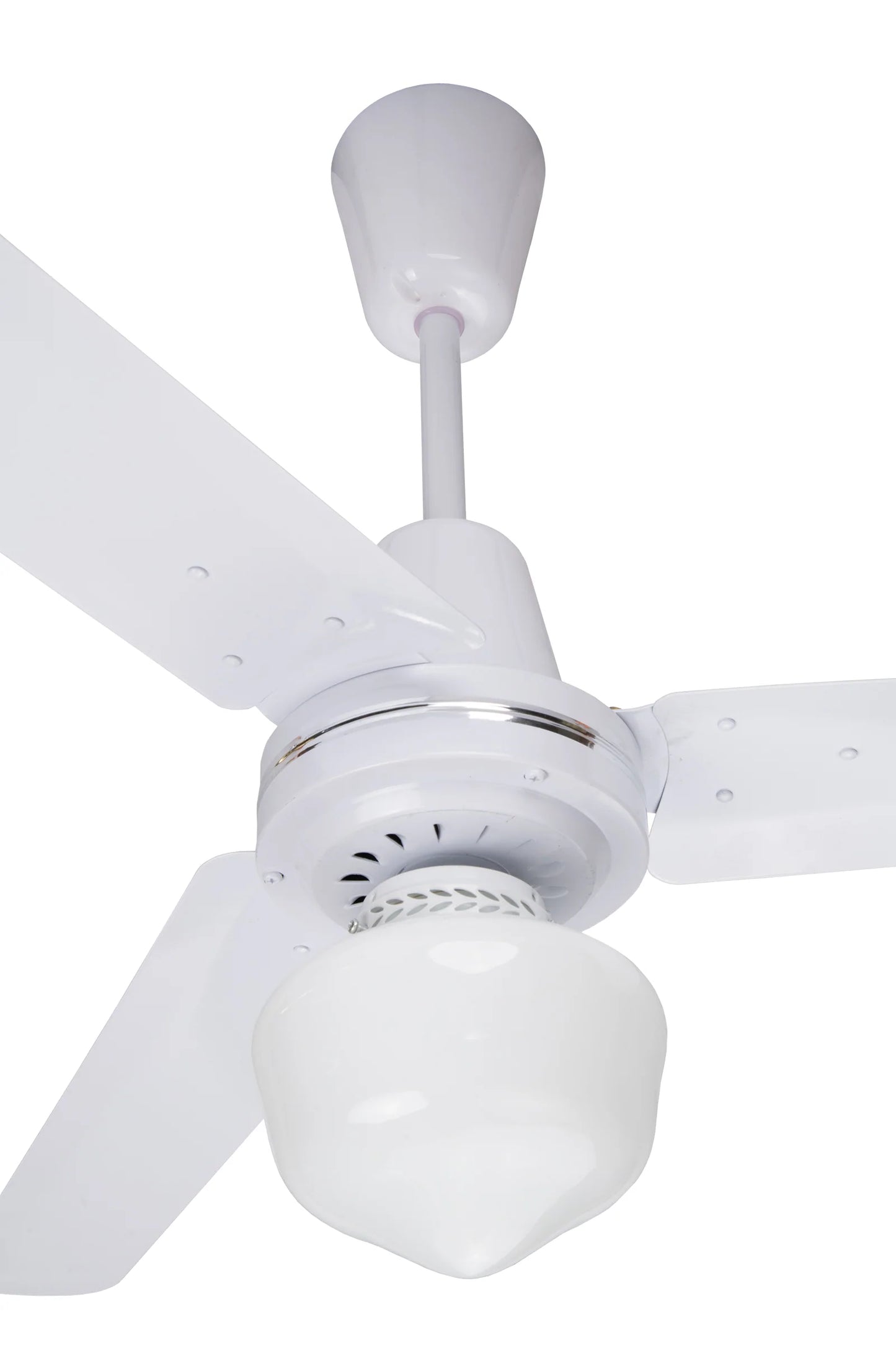 Ventilador Copacabana II Con Luz, Blanco, 3 Aspas de Aluminio, 56"